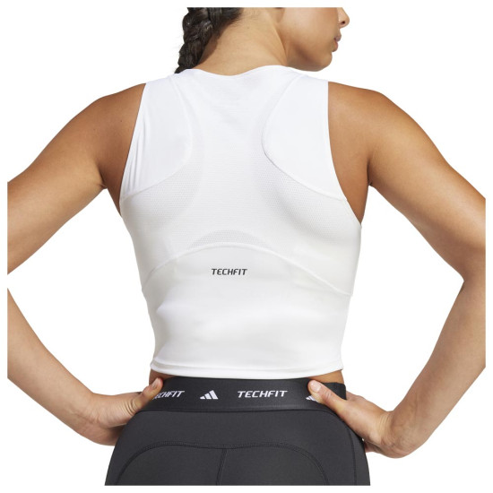 Adidas Γυναικεία αμάνικη μπλούζα Techfit Crop Tank Top